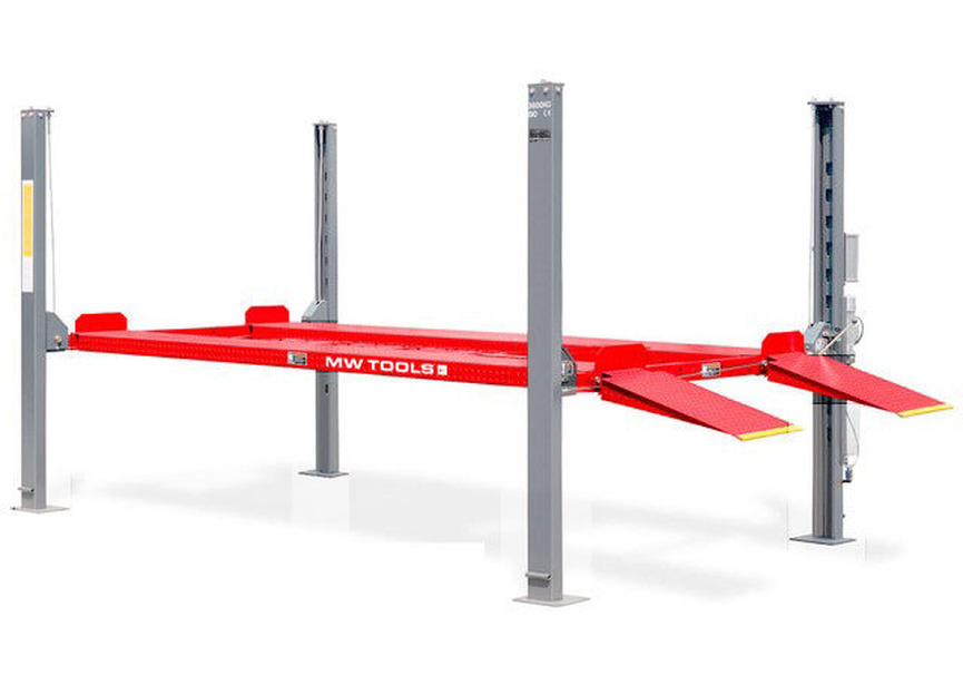 Pont parking élévateur 4 colonnes 3.6T 230V 4700mm 2 véhicules MW Tools