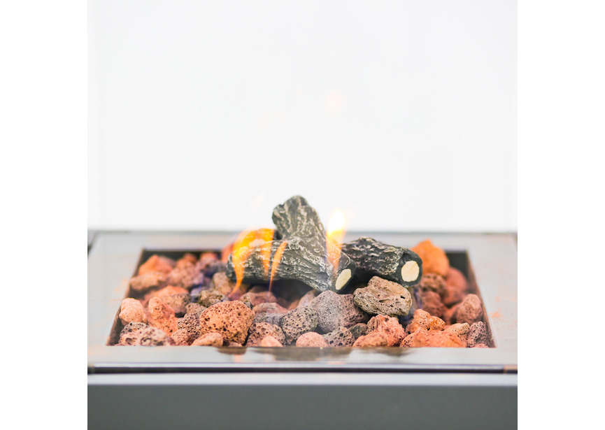 Chauffage de terrasse au gaz design avec flamme rayonnante 8kW MW Tools - 10