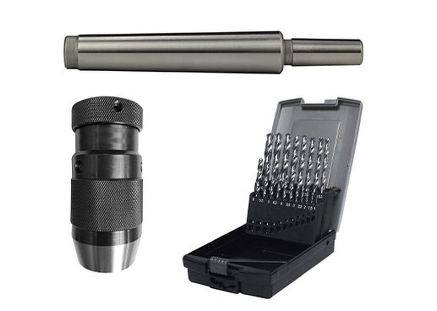 Perceuse-fraiseuse X 280 Y 175 mm Z 280 mm CM2/M10 0,75 kW 230V vitesses variables avec accessoires Optimill - 5
