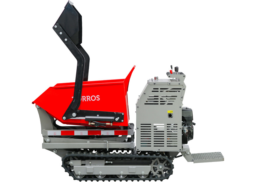 Minidumper hydrostatique à chenilles élévateur ciseaux avec pelle benne basculante 500KG 9CH à démarrage électrique Torros - 5