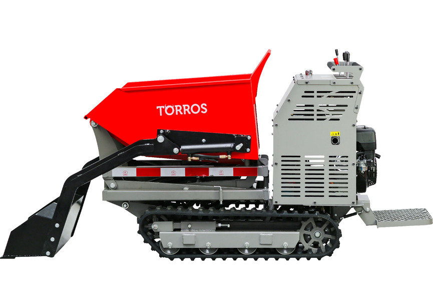 Minidumper hydrostatique à chenilles élévateur ciseaux avec pelle benne basculante 500KG 9CH à démarrage électrique Torros - 8