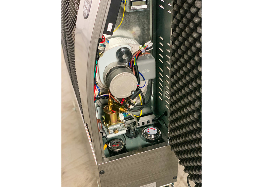 Chauffage Radiateur fioul professionnel mobile radiant infrarouge 10,4 kW motif en acier inoxydable 120-600 m³  Wifi Hipers - 18