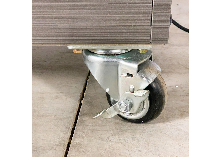 Chauffage Radiateur fioul professionnel mobile radiant infrarouge 17,4 kW motif en acier inoxydable 500-1600 m³ Wifi Hipers - 10