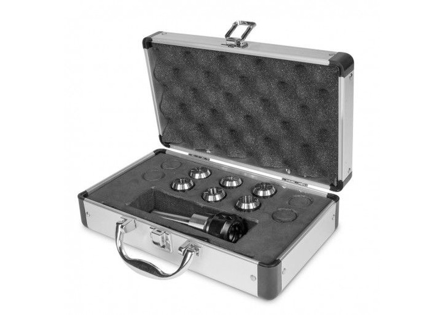 Perceuse-fraiseuse à colonne percer jusque ø 32 mm CM4/M16 1,5 kW 400V table croisée pompe avec les accessoires essentiels Torros - 12