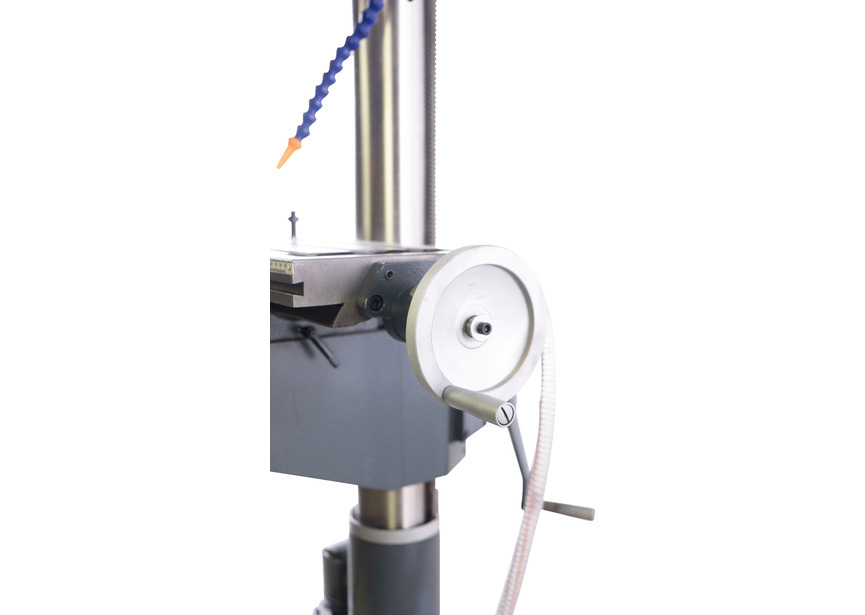 Perceuse-fraiseuse à colonne percer jusque ø 32 mm CM4/M16 1,5 kW 400V table croisée pompe avec les accessoires essentiels Torros - 15