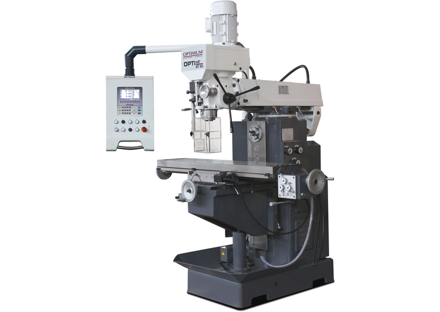 Fraiseuse universelle X 750 mm Y 230 mm Z 360 mm broche horizontale verticale avance de perçage ISO40 Optimill