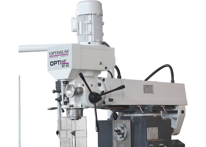Fraiseuse universelle X 750 mm Y 230 mm Z 360 mm broche horizontale verticale avance de perçage ISO40 Optimill - 2