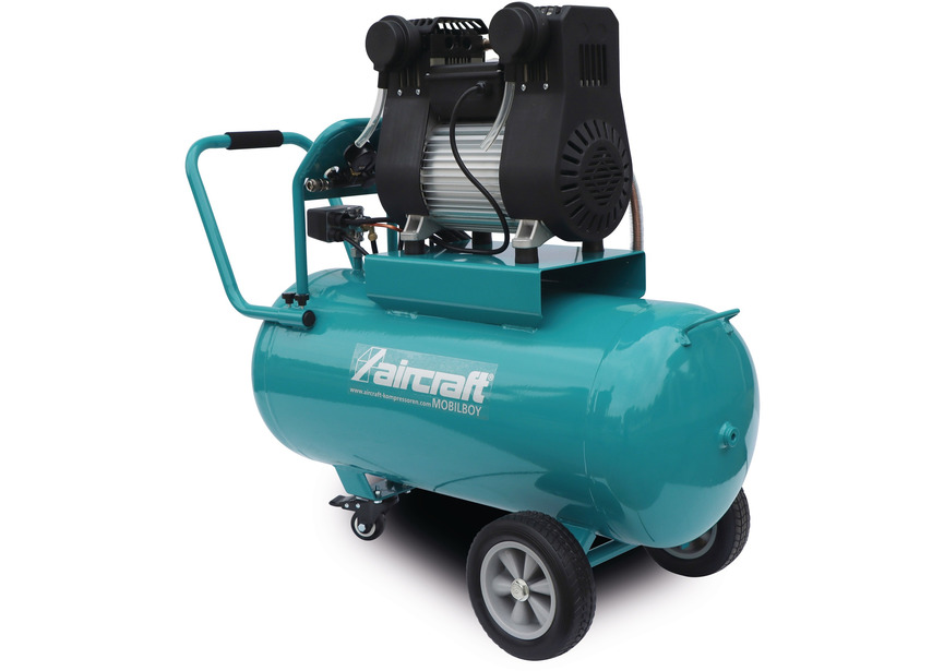 Compresseur mobile silencieux sans huile cuve 90 L 1,55 kW / 2,10 Ch 320 L/min 8 bars 230V Aircraft - 5