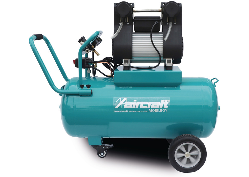 Compresseur mobile silencieux sans huile cuve 90 L 1,55 kW / 2,10 Ch 320 L/min 8 bars 230V Aircraft - 4