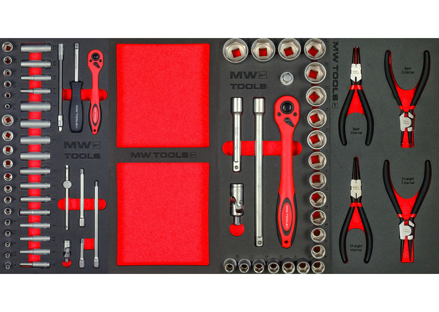 Servante d'atelier complète STARTER 212 outils MW Tools - 3