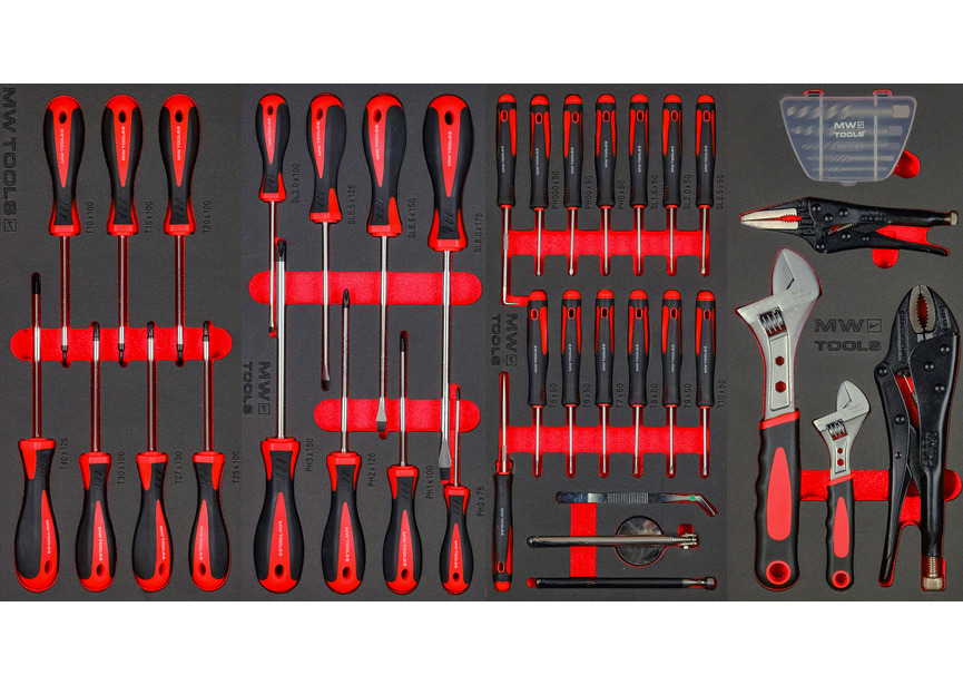 Servante d'atelier complète STARTER 212 outils MW Tools - 4