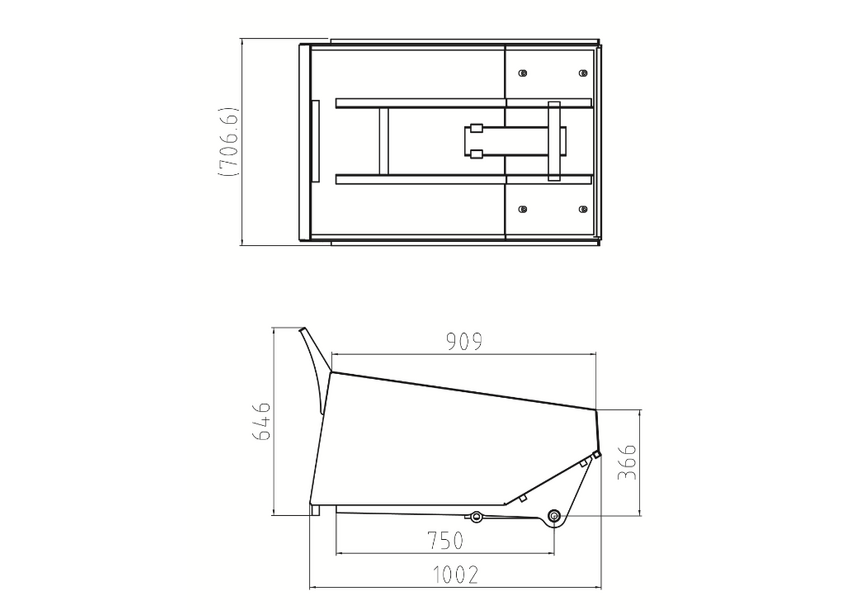 Minidumper à chenilles benne basculante 500KG 9CH 6+2R vitesses  Torros - 6