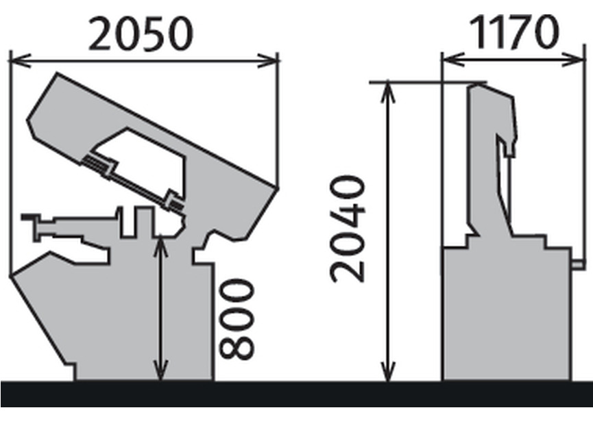 Scie à ruban semi-automatique pour métaux -60/+45° capacité 300 mm 2,4 kW 400V variateur de fréquence 20-100 m/min Metallkraft - 6