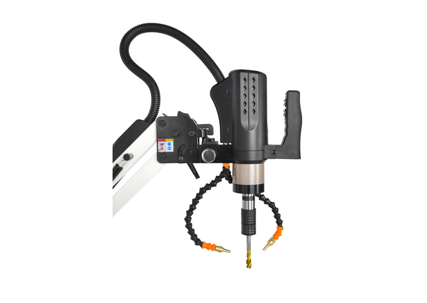 Bras de taraudage électrique M6 à M24 écran tactile PLC servo 1,2 kW 230V  système de soufflage et lubrification auto MW-Tech - 6