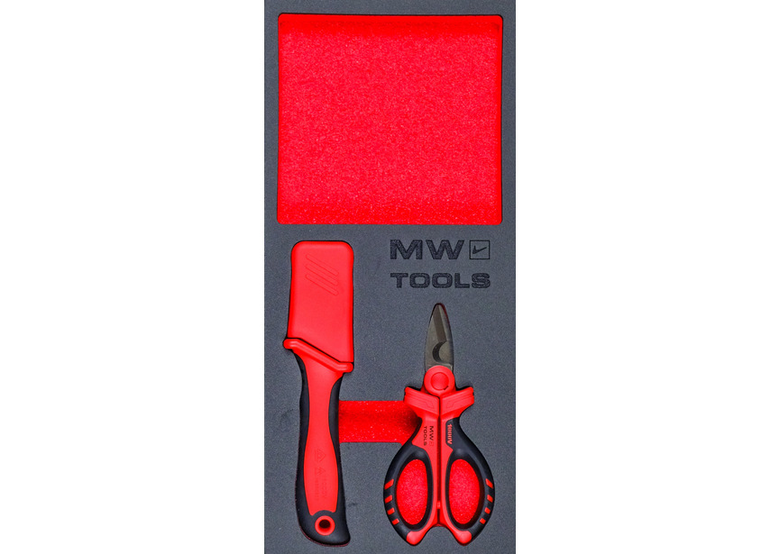 Jeu de découpe 2 pièces module en mousse pour servante d'atelier MW Tools