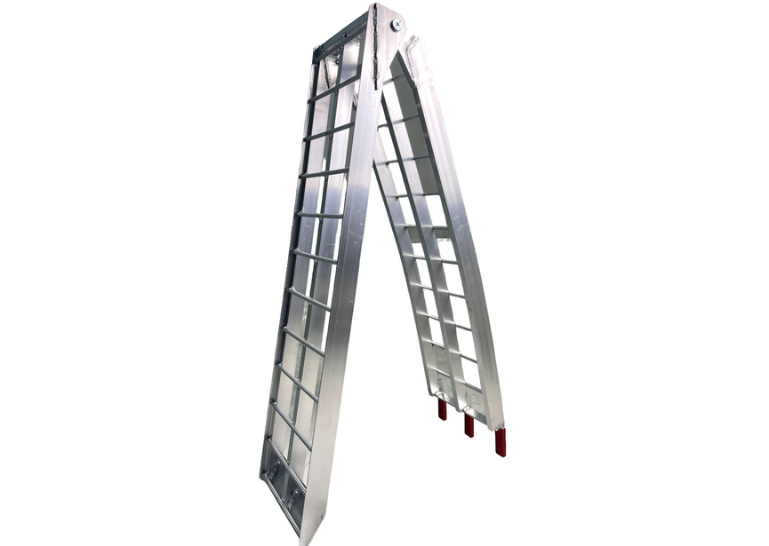 Jeu de rampes ouvertes aluminium pliables 680kg 2230x280mm  largeur utile 275mm MW Tools - 8