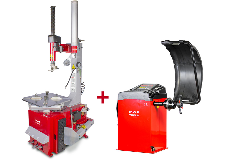 Pack démonte-pneu et équilibreuse de roues BT200M+BB205 230V MW Tools
