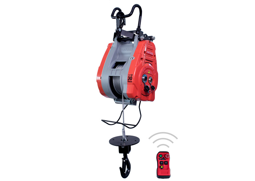 Palan électrique à câble 490kg 30m 2,8 kW 230 V vitesse variable télécommande SANS fil qualité industrielle 230V MW Tools - 11