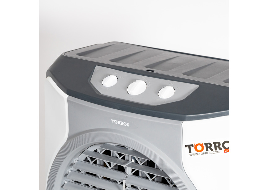 Rafraîchisseur d'air évaporatif professionnel mobile 60m² 5000m³/h  Torros - 11