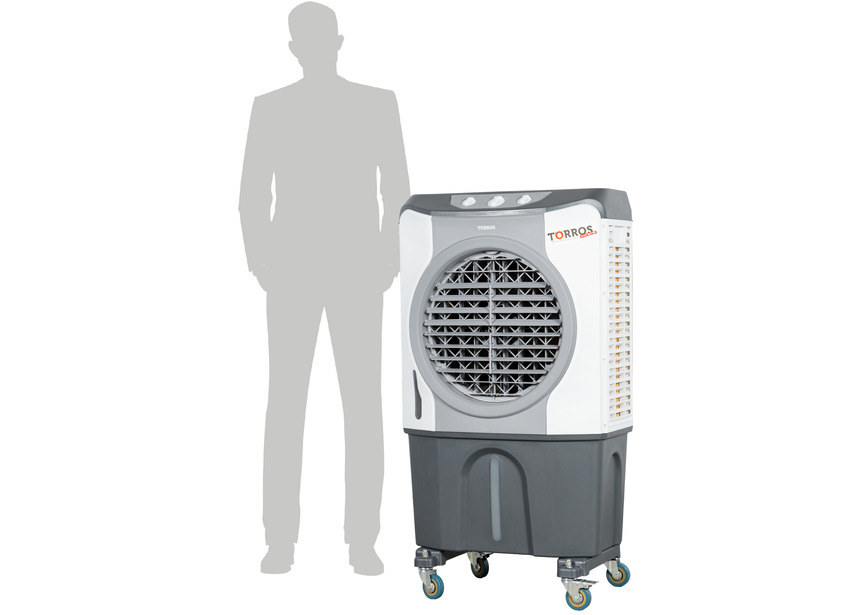 Rafraîchisseur d'air évaporatif professionnel mobile 60m² 5000m³/h  Torros - 2