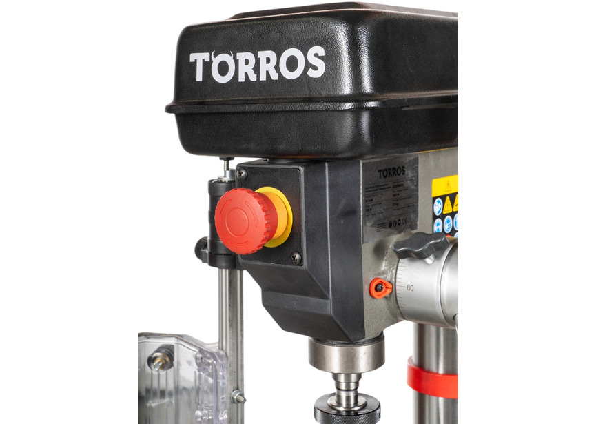 Perceuse d'établi professionnelle jusque ø 16 mm raccord CM2 400W 230V 5 vitesses 34 kg Torros - 2