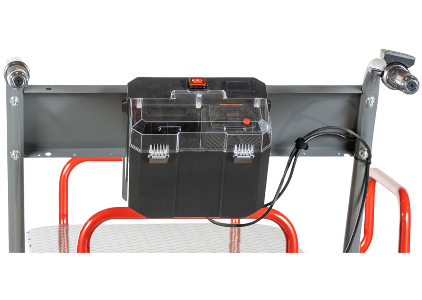 Brouette électrique à plateau 150kg sur chenille avec roues et skis Torros - 4