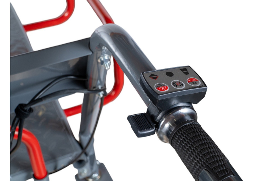 Brouette électrique à plateau 150kg sur chenille avec roues et skis Torros - 6