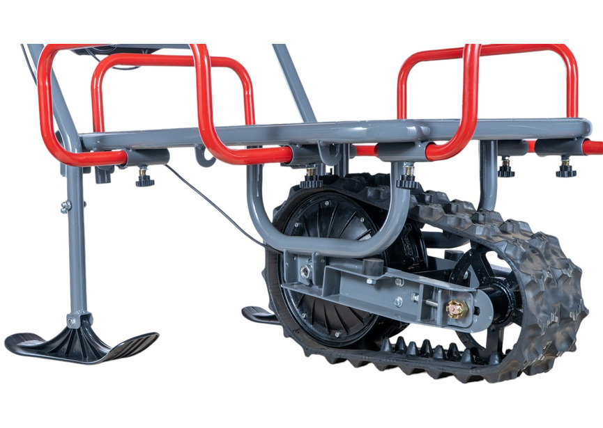 Brouette électrique à plateau 150kg sur chenille avec roues et skis Torros - 9