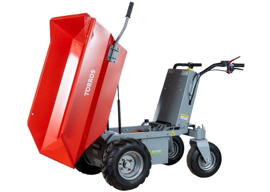 Mini dumper électrique 500kg 216L benne basculante par vérin batterie 48V / 32Ah Torros - 4