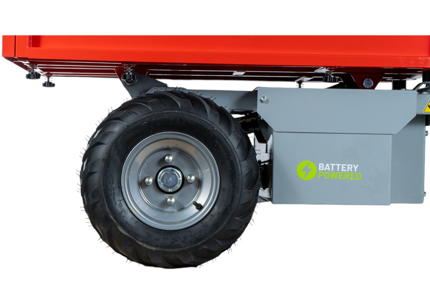 Mini dumper électrique 500kg 196L plateau basculant hydraulique cloison amovible batterie 48V / 32Ah Torros - 3