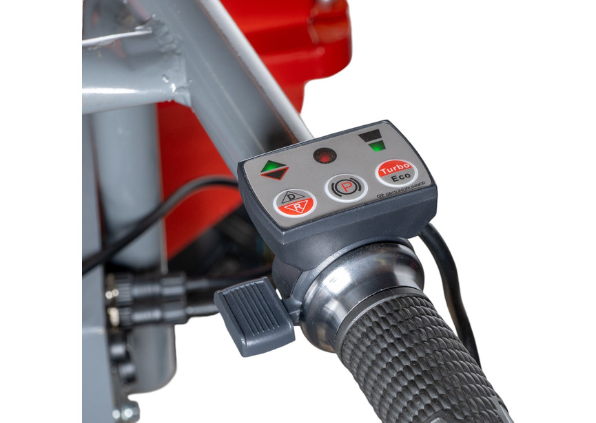 Mini dumper électrique 220l 400kg 3 roues benne basculante avec batterie 48V / 12Ah Torros - 4