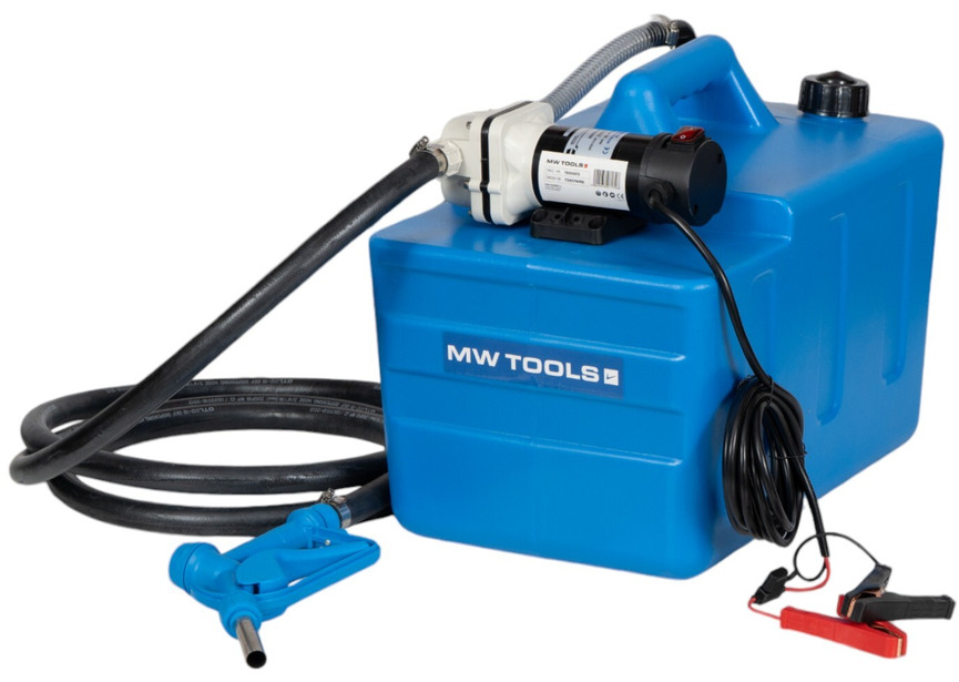 Cuve réservoir AdBlue PE 50L avec pompe 12 V et pistolet MW Tools