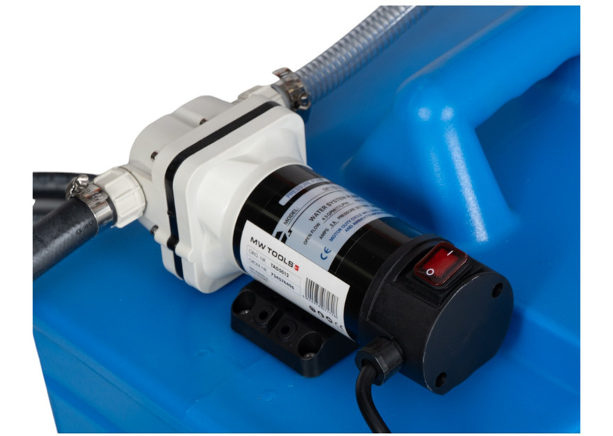Cuve réservoir AdBlue PE 50L avec pompe 12 V et pistolet MW Tools - 4