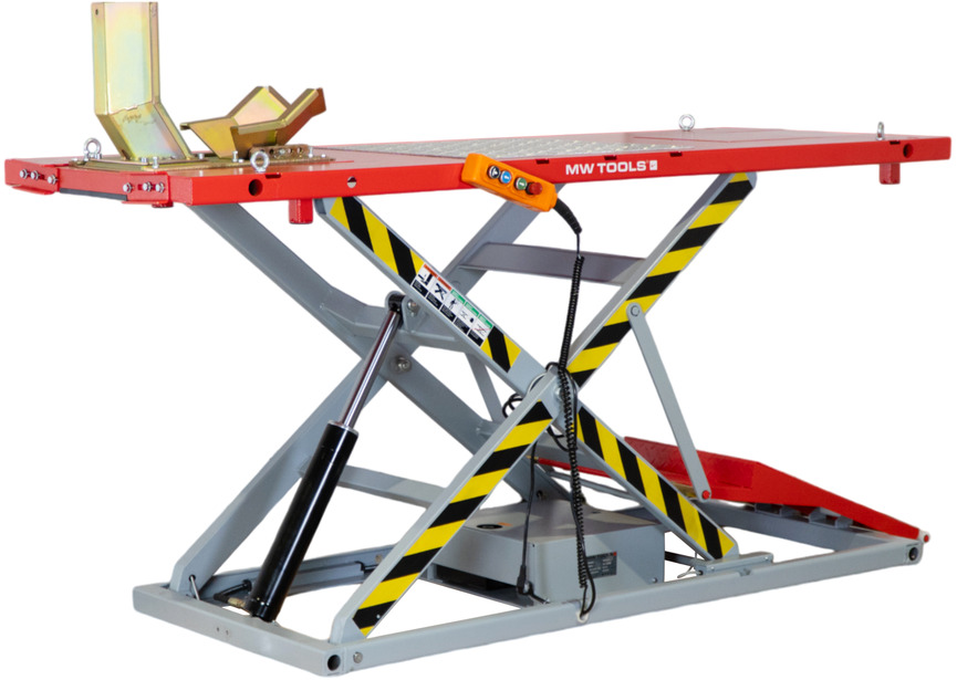 Pont moto électrique professionnel 230V - 1,1kW - 1000kg 2250x800mm MW Tools - 17