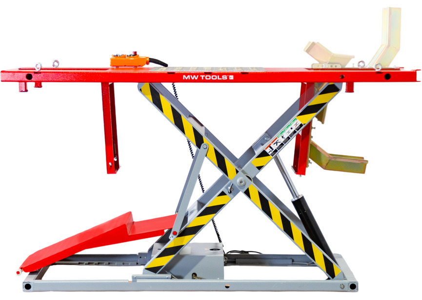 Pont moto électrique professionnel 230V - 1,1kW - 1000kg 2250x800mm MW Tools - 9