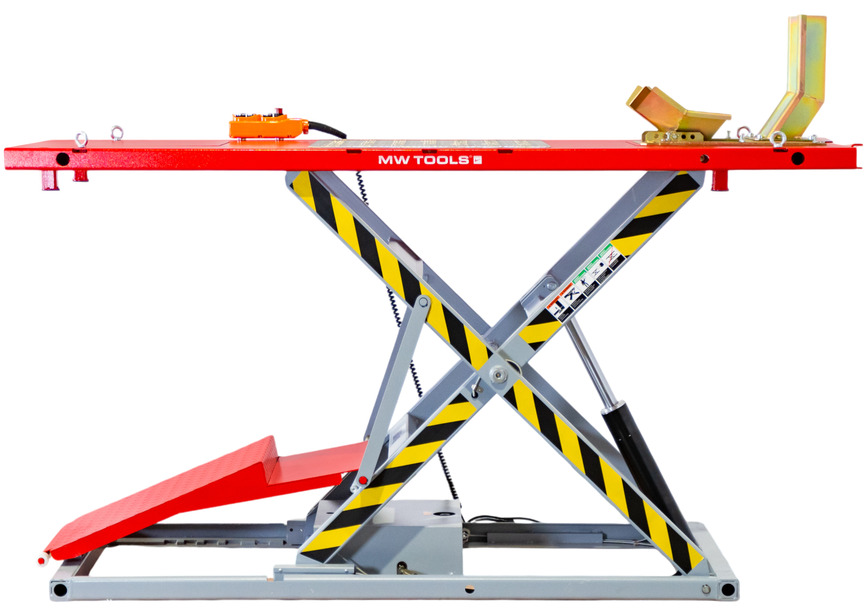 Pont moto électrique professionnel 230V - 1,1kW - 1000kg 2250x800mm MW Tools - 8