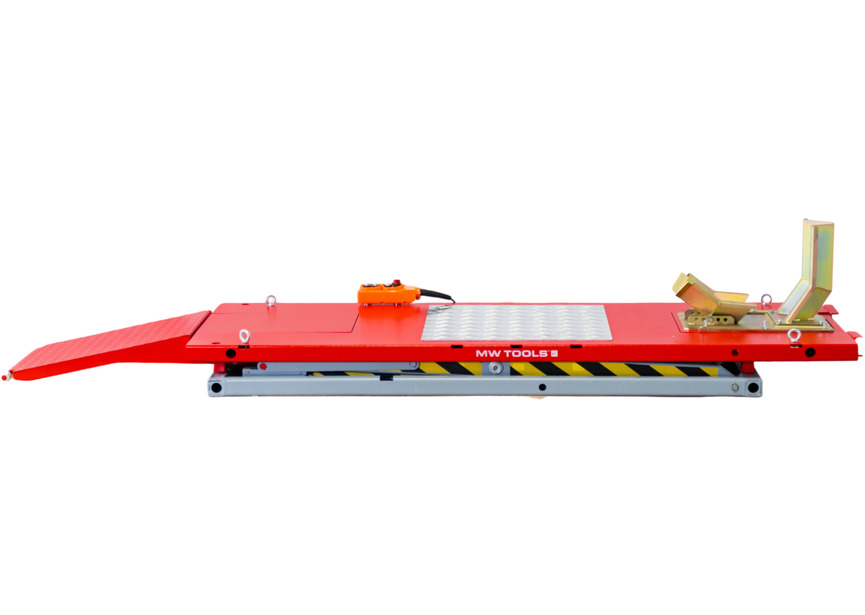 Pont moto électrique professionnel 230V - 1,1kW - 1000kg 2250x800mm MW Tools - 7