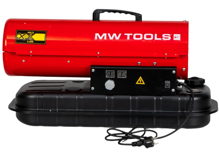Canon à chaleur fioul 20kW portable à combustion directe et thermostat intégré MW Tools - 3