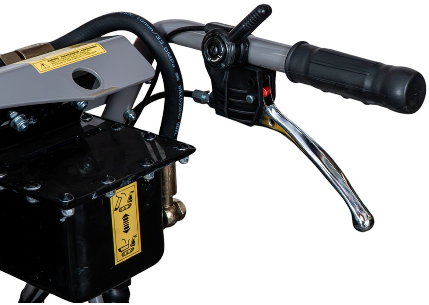 Minidumper à chenilles avec élévateur à ciseaux hydraulique benne plateau 800kg 13CH 6+2R vitesses démarrage électrique Torros - 15