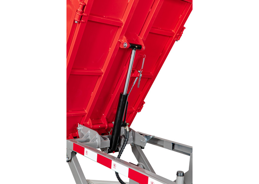 Minidumper à chenilles avec élévateur à ciseaux hydraulique benne plateau 800kg 13CH 6+2R vitesses démarrage électrique Torros - 19