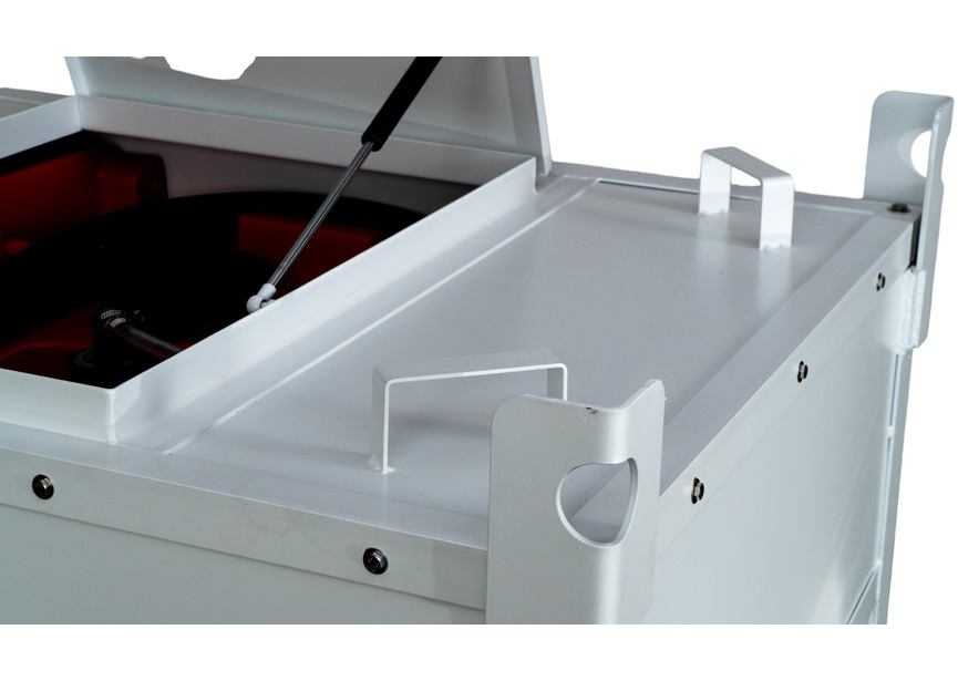 Cuve réservoir Diesel-Gasoil en métal 400 L avec pompe 12 V et pistolet automatique MW Tools - 11