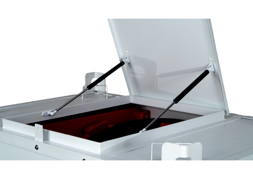 Cuve réservoir Diesel-Gasoil en métal 400 L avec pompe 12 V et pistolet automatique MW Tools - 13