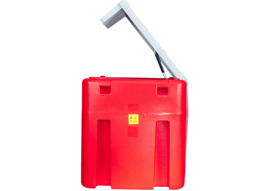 Cuve Réservoir Diesel Rouge Fioul en PE 980 L avec pompe 230 V et pistolet automatique MW Tools - 4